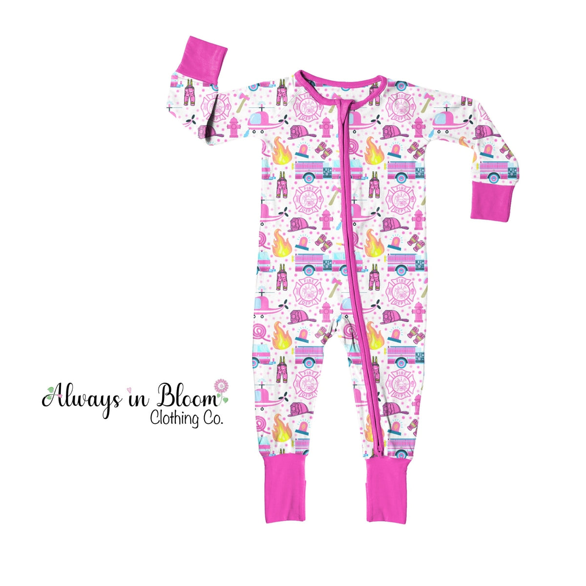 Bamboo Layette - Cute for a Cause - Pink Rescue