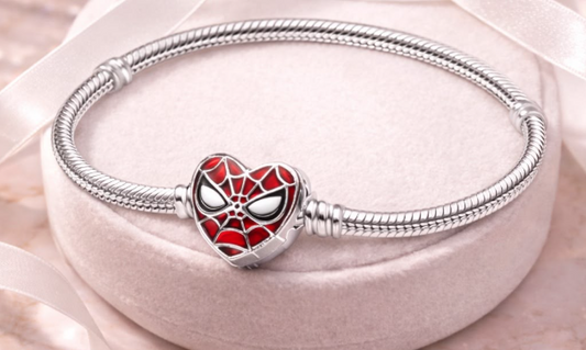 Spiderman Snake Bone Chain - Silver Plated
