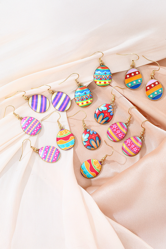 Easter Eggs Hook Earrings