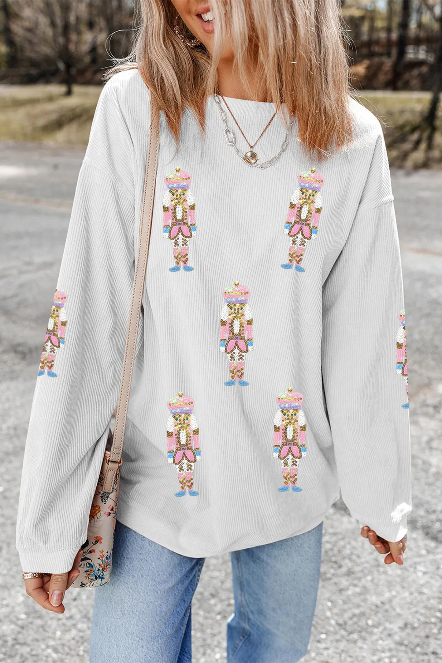 Nutcracker Sequin Sweatshirt