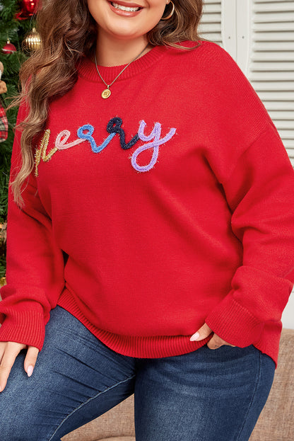 Fiery Red Merry Sweater Sweater