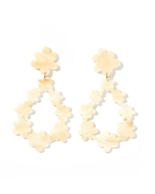 Bianca Statement Earrings - Milky Way