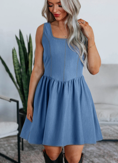 The Bluebell Bow Dress