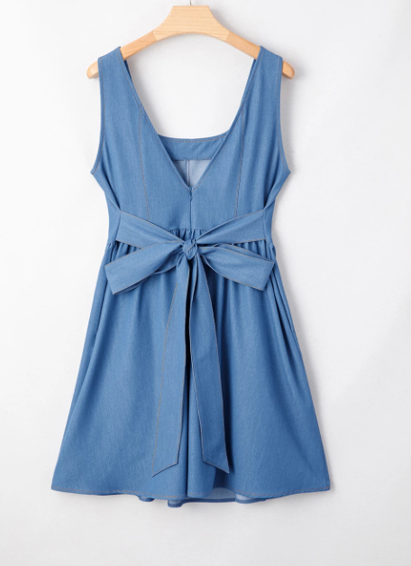The Bluebell Bow Dress
