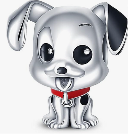 Sweet Pup Charm – Sterling Silver