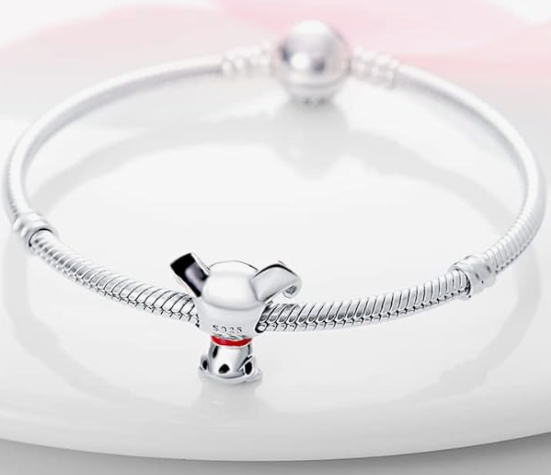 Sweet Pup Charm – Sterling Silver