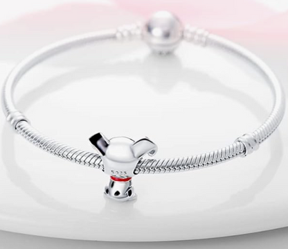 Sweet Pup Charm – Sterling Silver