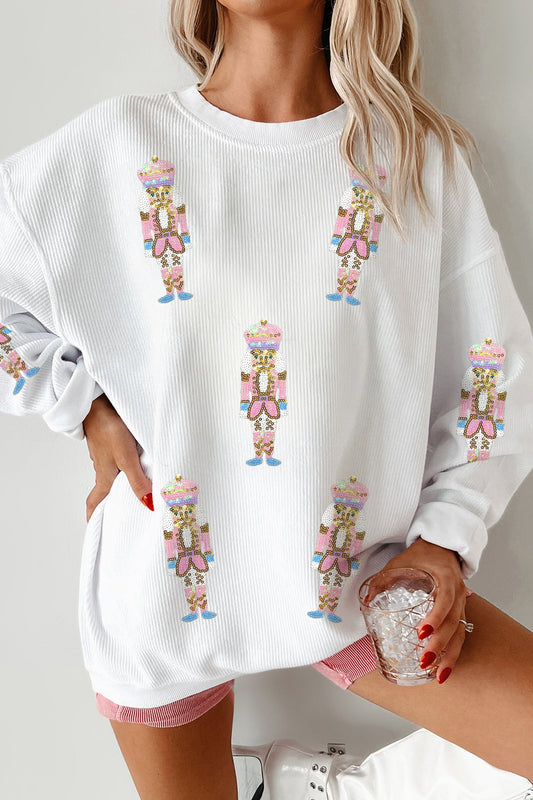 Nutcracker Sequin Sweatshirt