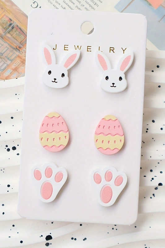 Happy Easter Day Cute Earrings