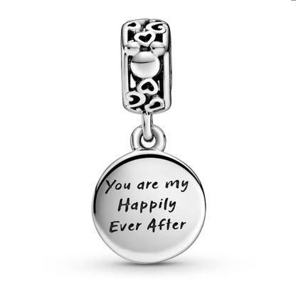 Happily Ever After Love Story Charm – Sterling Silver