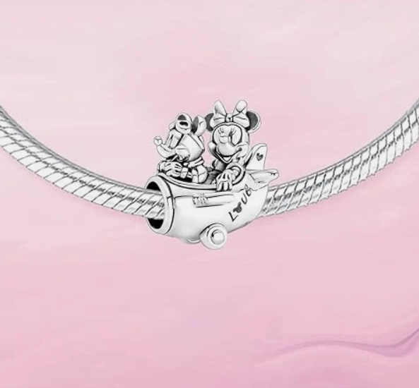Love in the Clouds Airplane Charm — S925