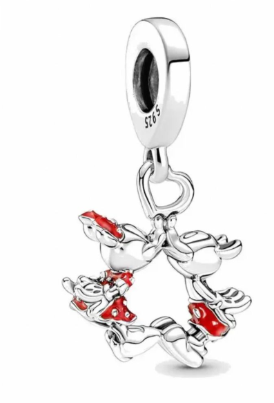 Forever Love Duo Charm — Sterling Silver