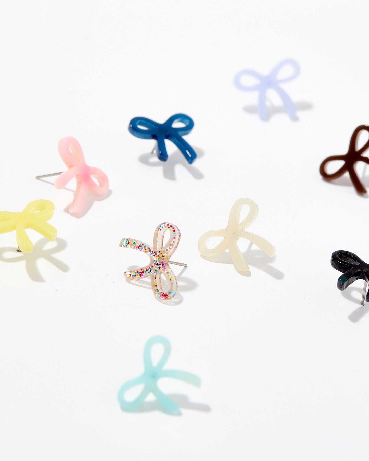 Kylie Bow Earrings - Espresso