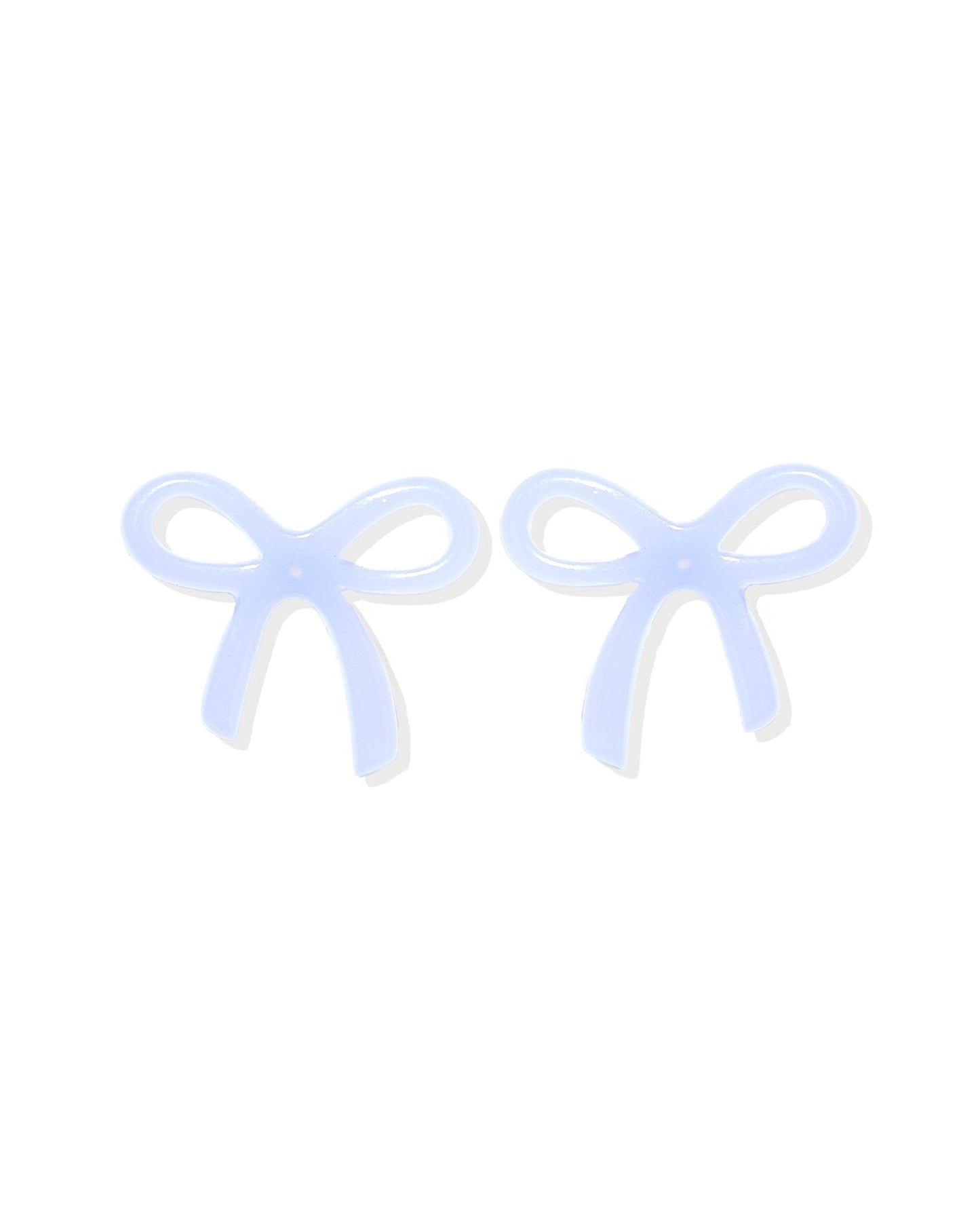 Kylie Bow Earrings - Lavender Haze