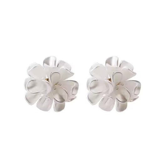 Mason Pearl Flower Statement Earrings