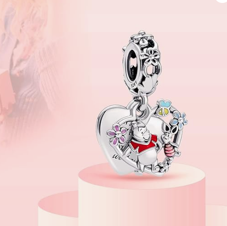 Pooh and Piglet Charm