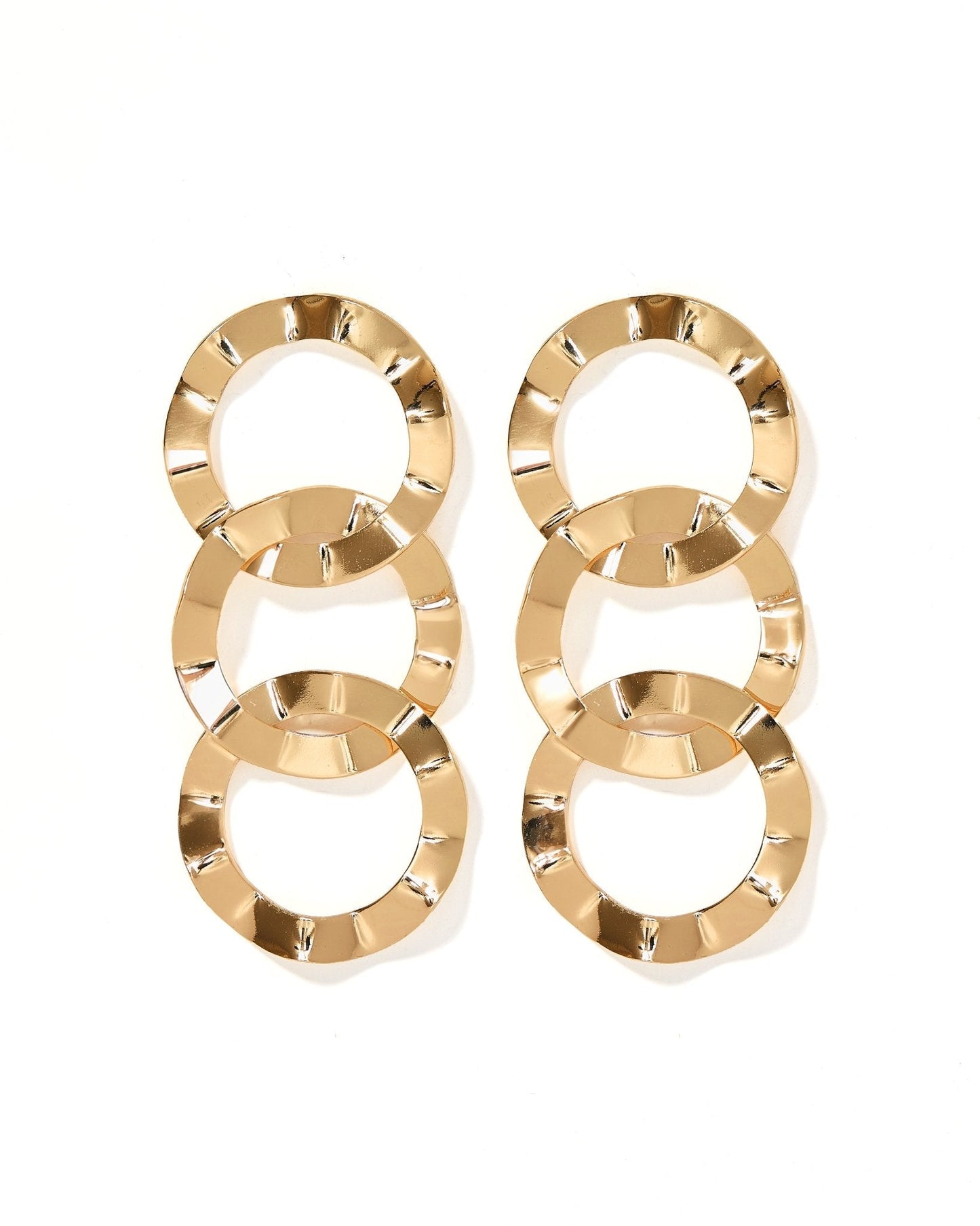 Reese Statement Earrings - Gold
