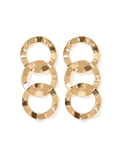 Reese Statement Earrings - Gold
