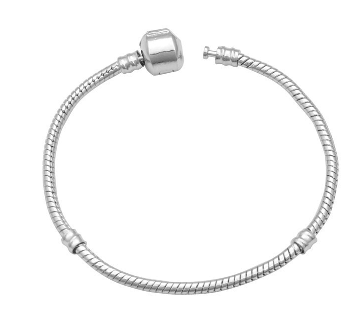 Silver Plated Copper Snake Chain Bracelet